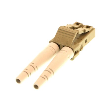 Molex Fiber Optic Lc Connector, 2 Contact(S), 128Um, Multi Mode, Duplex, Wire Terminal, Plug 1060253300